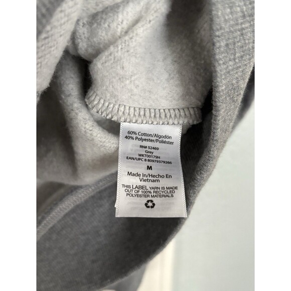 Free Assembly Pullover Hoodie Womens Medium Gray Raglan Sleeve Pockets Casual - Picture 4 of 5